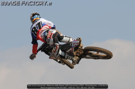 2009-10-03 Franciacorta - Motocross delle Nazioni 1925 Free practice OPEN - Tomas Bucenec - KTM 450 SK